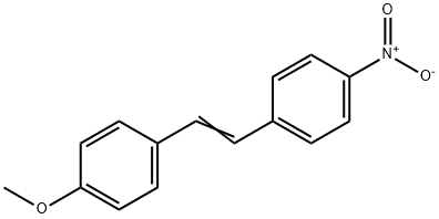 4-メトキシ-4'-ニトロスチルベン 化学構造式