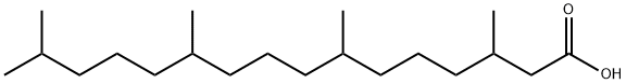 植烷酸,14721-66-5,结构式
