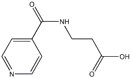 N-Isonicotinoyl-beta-alanine Struktur