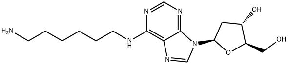 N6-(6-AMINOHEXYL)-2'-DEOXYADENOSINE Structure