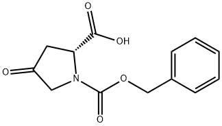 N-CBZ-4-OXO-D-PROLINE, 147226-04-8, 结构式