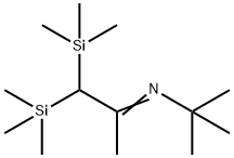 ALPHA,ALPHA-BIS(TRIMETHYLSILYL)-TERT-BUTYLKETIMINE Struktur