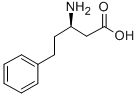 (R)- 3-Amino-5phenyl-pentanoic acid 化学構造式