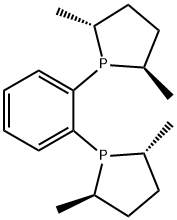 (-)-1,2-BIS[(2R,5R)-2,5-DIMETHYLPHOSPHOLANO]BENZENE Structure