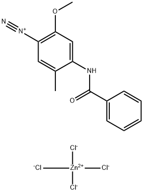 4-(Benzoylamino)-2-methoxy-5-methylbenzoldiazoniumtetrachlorozincat (2:1)