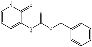 BENZYL 2-OXO-1,2-DIHYDROPYRIDIN-3-YLCARBAMATE 化学構造式