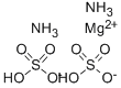 硫酸镁铵,14727-95-8,结构式