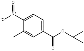 3-甲基-4-硝基苯甲酸叔丁酯 结构式