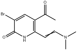 5-Acetyl-3-bromo-6-[(E)-2-(dimethylamino)ethenyl]-2(1H)-pyridinone