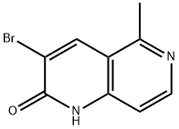 3-Bromo-5-methyl[1,6]naphthyridin-2(1H)-one Structure