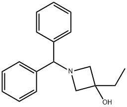 1-BENZHYDRYL-3-ETHYLAZETIDIN-3-OL Structure