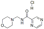 N-(morpholinomethyl)pyrazinecarboxamide monohydrochloride  Struktur