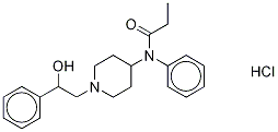 β-Hydroxy Fentanyl Hydrochloride Structure