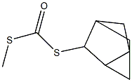Carbonodithioic acid, S-methyl S-tricyclo[2.2.1.02,6]hept-3-yl ester (9CI) Structure