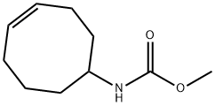 Carbamic  acid,  4-cycloocten-1-yl-,  methyl  ester  (9CI) 结构式