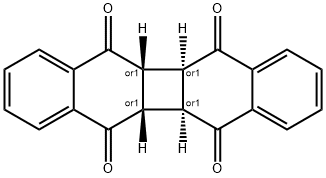 5aα,5bβ,11aβ,11bα-テトラヒドロジベンゾ[b,h]ビフェニレン-5,6,11,12-テトラオン 化学構造式