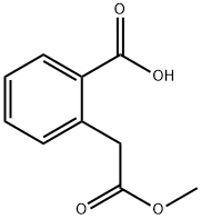 2-(2-METHOXY-2-OXOETHYL)BENZOIC ACID Structure