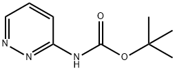 Carbamic acid, 3-pyridazinyl-, 1,1-dimethylethyl ester (9CI) Struktur