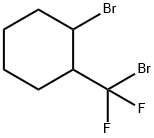 1-BROMO-2-(BROMODIFLUOROMETHYL)CYCLOHEXANE Struktur