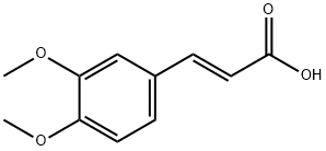 3,4-DIMETHOXYCINNAMIC ACID Struktur