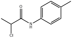 2-クロロ-N-(4-メチルフェニル)プロパンアミド 化学構造式