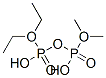 二りん酸P1,P1-ジエチル-P2,P2-ジメチル 化学構造式