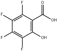 3,4,5,6-テトラフルオロサリチル酸 化学構造式
