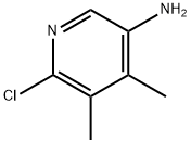 5-aMino-2-chloro-3,4-diMethylpyridine Struktur