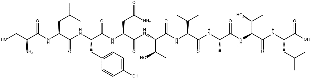 HIV-1 GAG PROTEIN P17 (76-84), 147468-65-3, 结构式