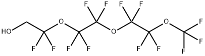 1H,1H-パーフルオロ-3,6,9-トリオキサデカン-1-オール 化学構造式