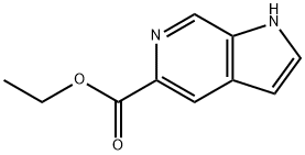 1H-Pyrrolo[2,3-c]pyridine-5-carboxylic acid, ethyl ester Structure