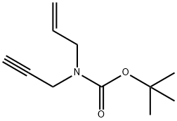 2-丙烯基-2-丙炔基氨基甲酸叔丁酯,147528-20-9,结构式
