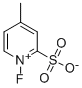 N-フルオロ-4-メチルピリジニウム-2-スルホン酸 化学構造式