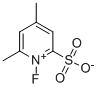 N-氟-4,6-二甲基吡啶-2-磺酸盐, 147541-01-3, 结构式