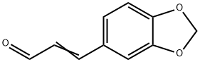 3-(1,3-benzodioxol-5-yl)acrylaldehyde Struktur