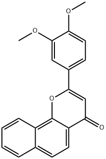 3',4'-DiMethoxy-α-naphthoflavone,14756-24-2,结构式