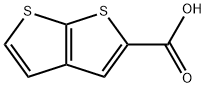 チエノ[2,3-B]チオフェン-2-カルボン酸 化学構造式