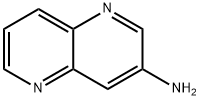 3-アミノ-1,5-ナフチリジン 化学構造式