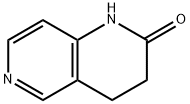 3,4-ジヒドロ-1,6-ナフチリジン-2(1H)-オン 化学構造式
