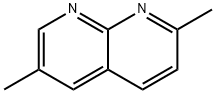 2,6-ジメチル-1,8-ナフチリジン 化学構造式