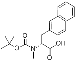 BOC-N-METHYL-D-2-NAPHTHYLALANINE, 147577-61-5, 结构式