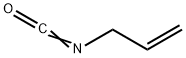 アリルイソシアナート 化学構造式