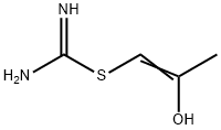 Carbamimidothioic acid, 2-hydroxy-1-propenyl ester (9CI)|