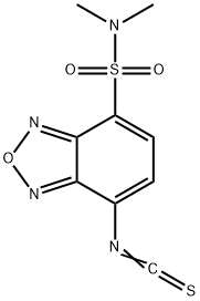 4-(N,N-二甲基氨磺酰)-7-异硫氰酸基-2,1,3-苯并恶二唑[用于高效液相色谱标记和埃德曼降解法], 147611-81-2, 结构式