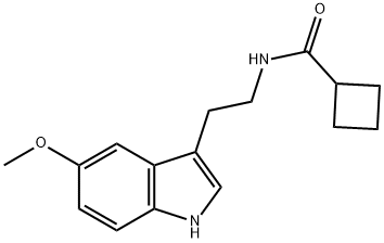 N-[2-(5-methoxyindol-3-yl)ethyl]-cyclobutylcarboxamide Structure