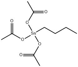 三乙酰氧基丁基锡烷,14764-54-6,结构式