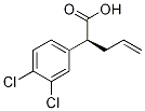 (S)-2-(3,4-Dichlorophenyl)pent-4-enoic acid Struktur