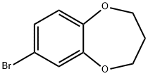 7-BROMO-3,4-DIHYDRO-2H-1,5-BENZODIOXEPINE Struktur