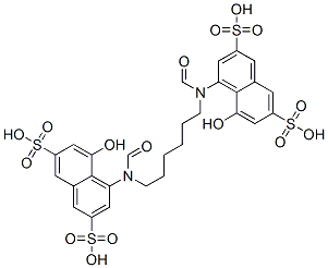 4,4'-(1,6-hexanediylbis(carbonylamino))bis(5-hydroxy-2,7-naphthalenedisulfonic acid)|