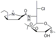 3,4-O-Isopropylidene ClindaMycin 化学構造式